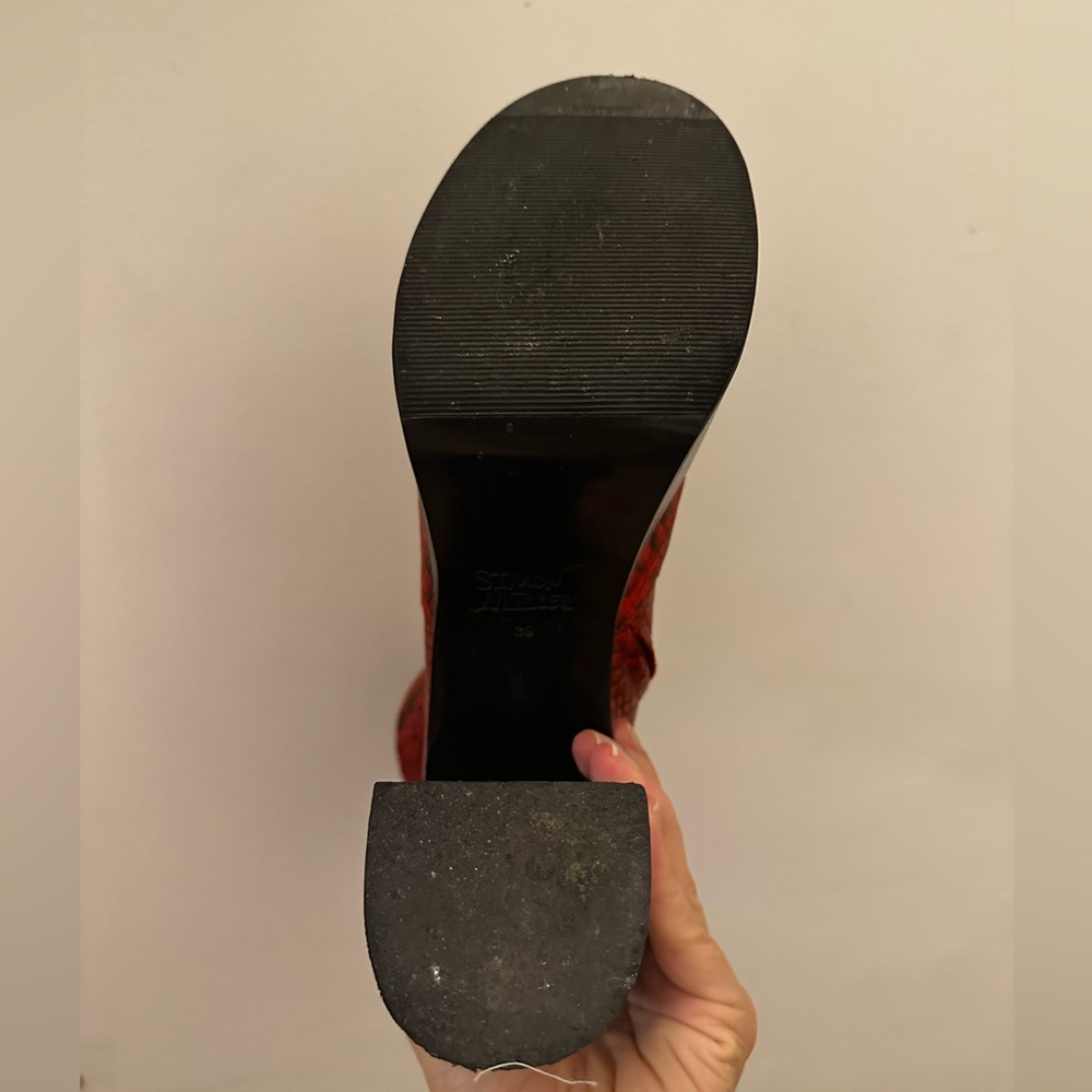 Simon Miller High Raid Red Tango 110mm platform Boots ๐ฅ๐ฅ๐ฅ๐ฅ๐ฅ๐ฅ๐ฅ๐ฅ - Picture 5 of 7